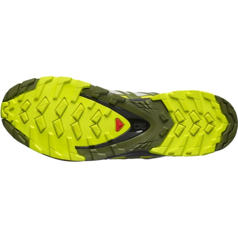 Tenis Para Trail Running Salomon Xa Pro 3d V8 Hombre Blancos Verde Oliva | MX EWRU918